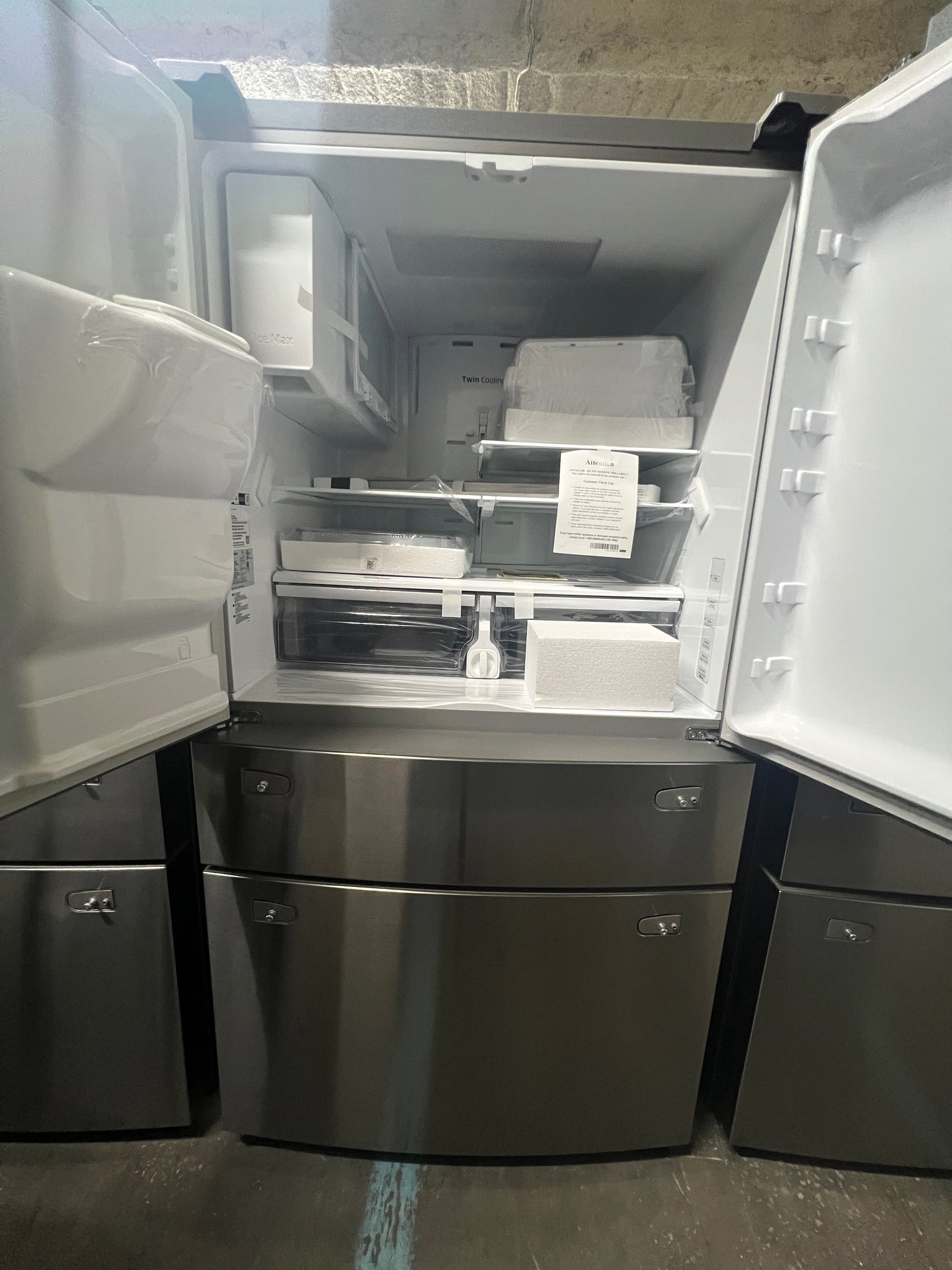 Samsung 28 Cu. Ft. 4-Door With FlexZone Drawer Stainless Steel